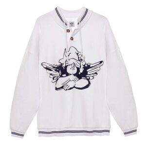 Boys Lie Navy Cherub University Henley Crewneck